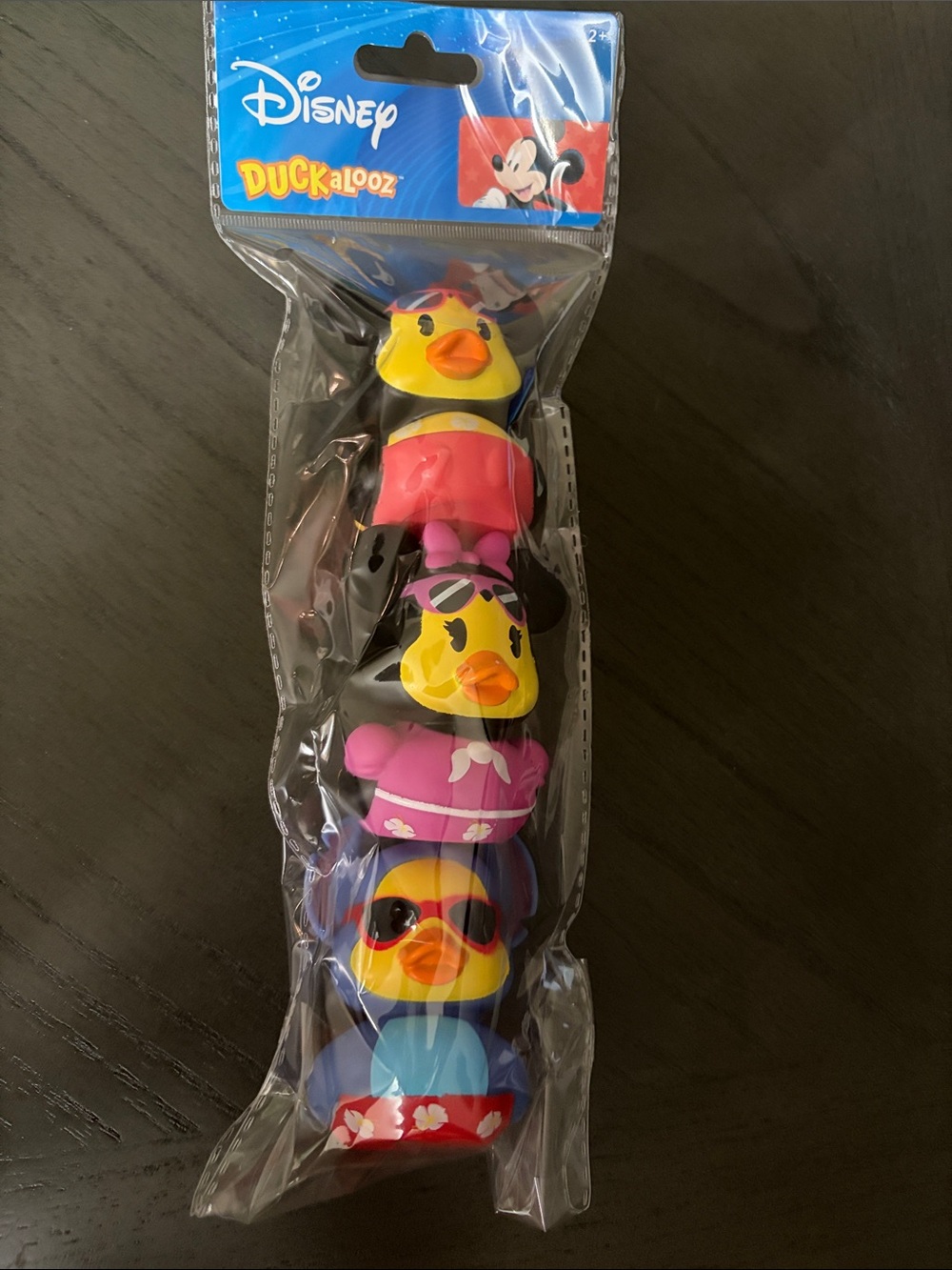 Disney Duckalooz Stacking Ducks - Yellow, Pink, Blue, Red, Black